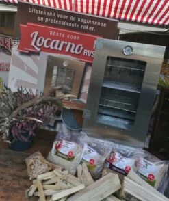 2-L Home & Garden XL Rookoven - RVS - 80x40x28 Cm - 3 Etages -Babyproducten 1009x1200 1