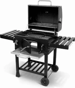 Alice's Garden Houtskool BBQ Bernard - Smoker - Verstelbare Houtskoolbak - Zwart -Babyproducten 1014x1200 2