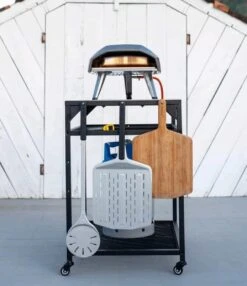 Ooni - Tafel - Medium - Pizza Tafel - 60x80x 90cm - RVS - Zwart -Babyproducten 1035x1200