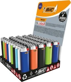 BIC Lighter Aansteker Maxi J26 Display(50stuks) -Babyproducten 1045x1200