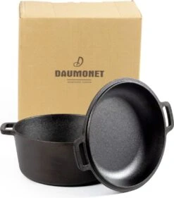 Daumonet Ducasse Gietijzeren Double Use Braadpan - Combi Sudderpan Zwart - 2-in-1 Bak- En Braadpan - PFAS & PFOA Vrij - Rond - Ø 26 Cm - 4,4 Liter - Emaille - Alle Warmtebronnen - Elektrisch - Gas - Halogeen - Inductie - Keramisch 17 Daumonet Ducasse Gietijzeren Double Use Braadpan - Combi Sudderpan Zwart - 2-in-1 Bak- En Braadpan - PFAS & PFOA Vrij - Rond - Ø 26 Cm - 4,4 Liter - Emaille - Alle Warmtebronnen - Elektrisch - Gas - Halogeen - Inductie - Keramisch -Babyproducten 1053x1200