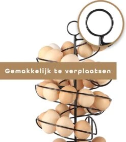 Eiermand – Eierrek – Eierhouder – Eieren – Zwart - Pasen - Tot 40 Eieren - BAULK® -Babyproducten 1071x1200