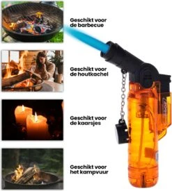 Prof Turbo Aansteker - Stormaansteker - Kaarsen - BBQ - Sigaren - 1 St -Babyproducten 1078x1200