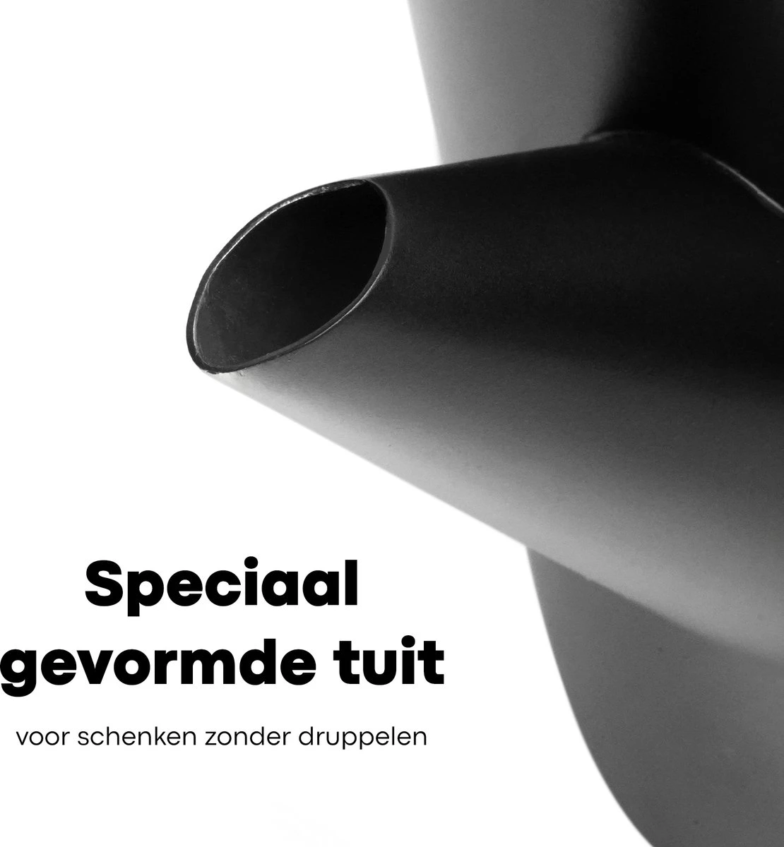 Vatten® - Premium RVS Theepot - Incl. RVS Theefilter - 1L - Zwart - Dubbelwandig 4 Vatten® - Premium RVS Theepot - Incl. RVS Theefilter - 1L - Zwart - Dubbelwandig - Afbeelding 4