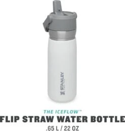 Stanley The IceFlow™ Flip Straw Water Bottle 0,65L - Thermosfles - Saffron -Babyproducten 1145x1200 1