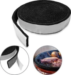 Kamado Vilt | BBQ Vilt | 3 Mm Dik ZWART | Kamado Vervangingsvilt | Hitteseal / Luchtseal BBQ | Geschikt Voor: Big Green Egg, Black Bastard, Kamado Joe, Big Joe & Grill Guru -Babyproducten 1150x1200 1