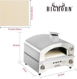 Bighorn Outdoor Edelstaal Gas Pizza Oven - Draagbare Gas Barbecue - Edelstaal -Model SRGG20001 17 Bighorn Outdoor Edelstaal Gas Pizza Oven - Draagbare Gas Barbecue - Edelstaal -Model SRGG20001 -Babyproducten 1169x1200 2