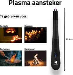 Oplaadbare Lange Elektrische Aansteker - Zwart - Duurzame Plasma Aansteker - Inclusief Cadeauverpakking - BBQ - Kaarsen 12 Oplaadbare Lange Elektrische Aansteker - Zwart - Duurzame Plasma Aansteker - Inclusief Cadeauverpakking - BBQ - Kaarsen -Babyproducten 1177x1200 3