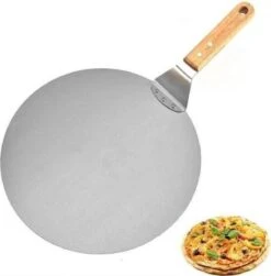 Luxe Pizzaschep Voor Verse Pizza - Extra Groot - RVS 30CM - Grote Pizza Schep Voor Oven Of BBQ Barbecue - Hout Handvat - Pizzaspatel Voor Zelfgemaakte Ovenpizza -Babyproducten 1180x1200