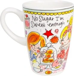 Blond Amsterdam Even Bijkletsen Beker XL 500 Ml - Mint Rand -Babyproducten 1183x1200 1