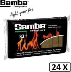 Samba Aanmaakblokjes Bruin á 24 X 32 Stuks - Omdoos Is 768 Aanmaakblokjes -Babyproducten 1191x1200 5