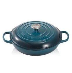 Le Creuset Braadpan Campagnard Signature Deep Teal - ø 30 Cm / 3.5 Liter 8 Le Creuset Braadpan Campagnard Signature Deep Teal - ø 30 Cm / 3.5 Liter -Babyproducten 1197x1200 1