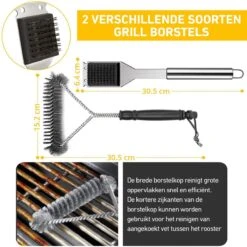 Saveur Royal® 35-delige Barbecue Gereedschapset In Roestvrij Staal - BBQ Grill Set Met Draagtas - Barbecuegerei-sets - Barbecue Accessoires Gereedschap - 35-delig -Babyproducten 1198x1200 22