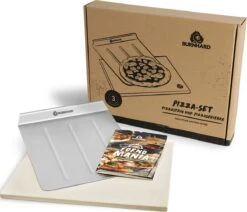 Burnhard Pizzasteen 38 X 30 X 1,5 Cm + Pizzaschep 24 Burnhard Pizzasteen 38 X 30 X 1,5 Cm + Pizzaschep -Babyproducten 1200x1032 3