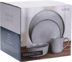 Excellent Serviesset - Servies - 16 Stuks - Aardewerk - Grijs -Babyproducten 1200x1044 1