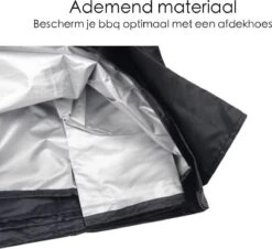 BBQ Beschermhoes - Voor Kamado - Universeel - Tot 23 Inch - Zwart -Babyproducten 1200x1100 2