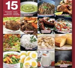 Beper P101COS001 - Multifunctionele Snelkookpan Met 15 Programma's - RVS 15 Beper P101COS001 - Multifunctionele Snelkookpan Met 15 Programma's - RVS -Babyproducten 1200x1100