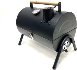 Compacte Draagbare Kolen BBQ Van Wolff BBQ - Handig Voor Op De Camping Op Het Strand Of In Een Park - Smoker Barbecue - Draagbare Lichtgewicht Bbq - Met Thermometer En Lucht Doorvoer. Laat Je Vlees Langzaam Garen. -Babyproducten 1200x1102 7