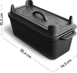 Burnhard Gietijzeren Broodpan 3,5 L - Broodbakvorm 16 Burnhard Gietijzeren Broodpan 3,5 L - Broodbakvorm -Babyproducten 1200x1136 1