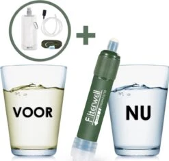 Merkloos Fllterwell Waterfilter - Survival - Zuiver & Schoon Drinkwater - Lichtgewicht - Water Filter - Outdoor - Hiking & Wandelen -Babyproducten 1200x1143 2