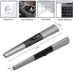 Allkinds Lange Elektrische Plasma Aansteker - USB Oplaadbaar - Vlamloze Elektrische Aansteker Voor Keuken, Kaars, BBQ Of Openhaard - Zwart - In- En Outdoor - Chique Design 9 Allkinds Lange Elektrische Plasma Aansteker - USB Oplaadbaar - Vlamloze Elektrische Aansteker Voor Keuken, Kaars, BBQ Of Openhaard - Zwart - In- En Outdoor - Chique Design -Babyproducten 1200x1162 1