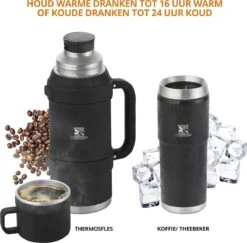 MacGyver RVS Thermoskan 1.5 Ltr – RVS Thermosbeker 0,55 Ltr - Langdurig Warm/koud - Zwart 13 MacGyver RVS Thermoskan 1.5 Ltr – RVS Thermosbeker 0,55 Ltr - Langdurig Warm/koud - Zwart -Babyproducten 1200x1180 2