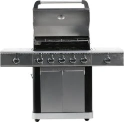Gasbarbecue En Grill - 5 + 1 Branders + 1 Infrarood Zijbrander - Buitenkeuken - Edelstaal BBQ -Babyproducten 1200x1182 1