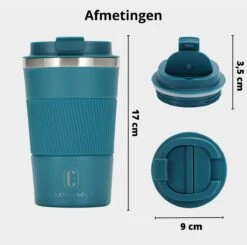 Castagnola Design RVS Koffiebeker To Go - Blauw - 380ml - Thermosbeker - Theebeker 14 Castagnola Design RVS Koffiebeker To Go - Blauw - 380ml - Thermosbeker - Theebeker -Babyproducten 1200x1191 5