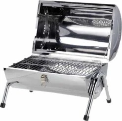 BBQ Collection Houtskoolbarbecue - Cilinder - Chroom -Babyproducten 1200x1193 3