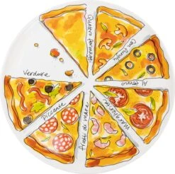 Nieuwe uitgaven 7 Blond Amsterdam, Specials Pizza Bord Slices, 31CM