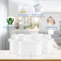 Aigostar Waterfilterpatronen Pure - 3 Stuks - Waterfilter - Filterpatronen - Brita Maxtra+ Compatible -Babyproducten 1200x1200 1016