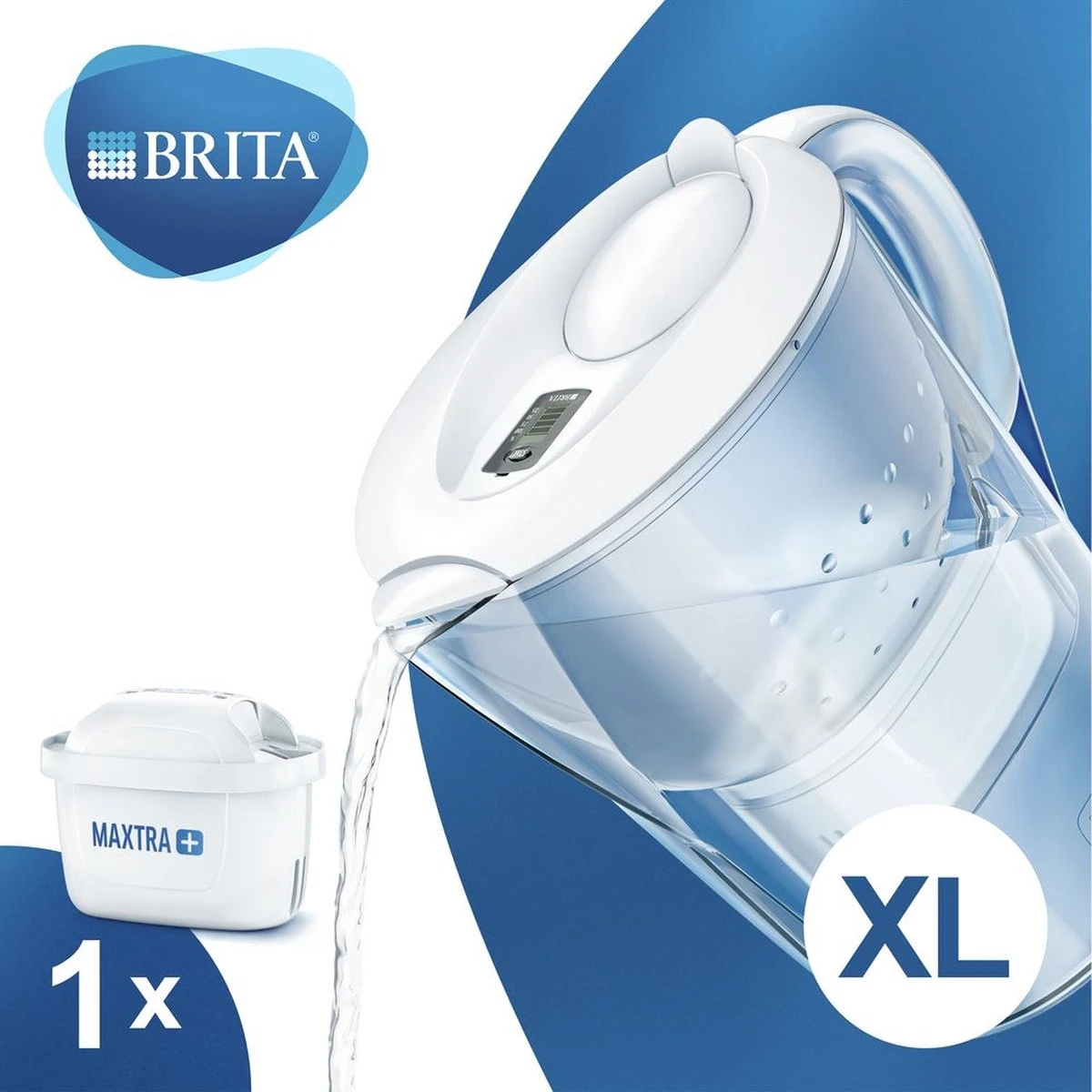 BRITA - Waterfilterkan Marella XL - Wit - 3,5L 8 BRITA - Waterfilterkan Marella XL - Wit - 3,5L - Afbeelding 8