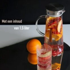 MÊZON® Schenkkan - Glazen Waterkan - Waterkaraf Voor Fruitwater - Multifunctionele Decanteer Karaf - Kan Met Deksel - 1.5L Capaciteit 12 MÊZON® Schenkkan - Glazen Waterkan - Waterkaraf Voor Fruitwater - Multifunctionele Decanteer Karaf - Kan Met Deksel - 1.5L Capaciteit -Babyproducten 1200x1200 1084