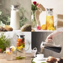 MÊZON® Schenkkan - Glazen Waterkan - Waterkaraf Voor Fruitwater - Multifunctionele Decanteer Karaf - Kan Met Deksel - 1.5L Capaciteit 13 MÊZON® Schenkkan - Glazen Waterkan - Waterkaraf Voor Fruitwater - Multifunctionele Decanteer Karaf - Kan Met Deksel - 1.5L Capaciteit -Babyproducten 1200x1200 1085