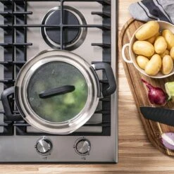 BK Flow Cool Black Glas Kookpannenset - 4-delig - Zwart - Glazen Deksel - Veilig Afgietsysteem - Inductie 9 BK Flow Cool Black Glas Kookpannenset - 4-delig - Zwart - Glazen Deksel - Veilig Afgietsysteem - Inductie -Babyproducten 1200x1200 122