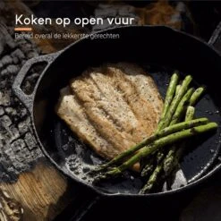 Ocina Gietijzeren Pan – ø30,5cm - Skillet - Koekenpan – Hapjespan – Koekenpan Inductie – Koekenpannenset - Gietijzeren Pan Bbq - Gietijzer -Babyproducten 1200x1200 13