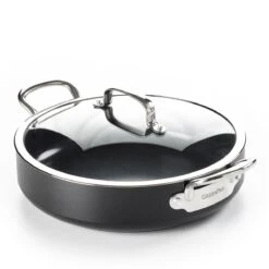 GreenPan Barcelona Infinity Pro Hapjespan Met Deksel 30cm - Zwart - Inductie - PFAS-vrij -Babyproducten 1200x1200 208