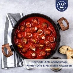 Westinghouse Hapjespan Inductie - Ø 32 Cm - Zwart Marmer - Speciale Editie - Met Deksel -Babyproducten 1200x1200 248