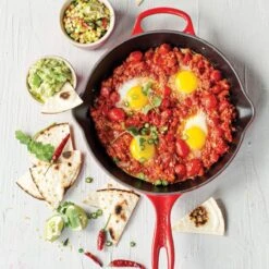 Le Creuset - Gietijzeren Ronde Skillet In Kersenrood 23cm -Babyproducten 1200x1200 327