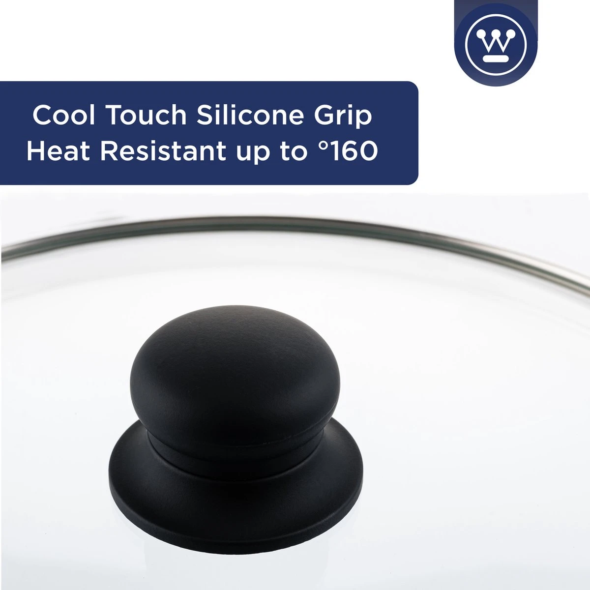 Westinghouse Hapjespan Inductie - Ø 32 Cm - Zwart Marmer - Met Deksel 2 Westinghouse Hapjespan Inductie - Ø 32 Cm - Zwart Marmer - Met Deksel - Afbeelding 2