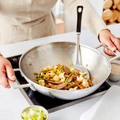 Demeyere Industry 5 RVS Wokpan – Wokpan Inductie – 30 Cm –2 Handvaten – PTFE-vrij -Babyproducten 1200x1200 355