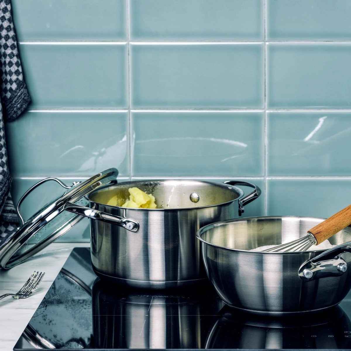 Dagelijkse Kost Sauspan - 20 Cm - 2.3 L - RVS 2 Dagelijkse Kost Sauspan - 20 Cm - 2.3 L - RVS - Afbeelding 2