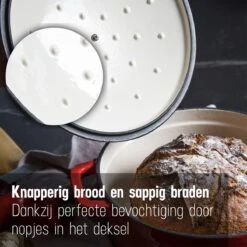 Daumonet Carême Rouge Gietijzeren Braadpan - Sudderpan Kersen Rood - Rond - Ø26 Cm - 4,4 Liter - PFAS & PFOA Vrij - Emaille - Geschikt Voor Alle Warmtebronnen - Elektrisch - Gas - Halogeen - Inductie - Keramisch - Vaatwasserbestendig 12 Daumonet Carême Rouge Gietijzeren Braadpan - Sudderpan Kersen Rood - Rond - Ø26 Cm - 4,4 Liter - PFAS & PFOA Vrij - Emaille - Geschikt Voor Alle Warmtebronnen - Elektrisch - Gas - Halogeen - Inductie - Keramisch - Vaatwasserbestendig -Babyproducten 1200x1200 365