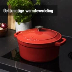 Daumonet Carême Rouge Gietijzeren Braadpan - Sudderpan Kersen Rood - Rond - Ø26 Cm - 4,4 Liter - PFAS & PFOA Vrij - Emaille - Geschikt Voor Alle Warmtebronnen - Elektrisch - Gas - Halogeen - Inductie - Keramisch - Vaatwasserbestendig 15 Daumonet Carême Rouge Gietijzeren Braadpan - Sudderpan Kersen Rood - Rond - Ø26 Cm - 4,4 Liter - PFAS & PFOA Vrij - Emaille - Geschikt Voor Alle Warmtebronnen - Elektrisch - Gas - Halogeen - Inductie - Keramisch - Vaatwasserbestendig -Babyproducten 1200x1200 368