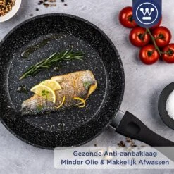 Westinghouse Koekenpan Inductie - Ø 24 Cm - Zwart Marmer - Geschikt Voor Alle Warmtebronnen -Babyproducten 1200x1200 374