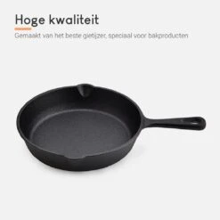 Ocina Gietijzeren Pan – Set Van 3 Stuks – ø25cm, ø19.5cm En ø16cm - Skillet - Koekenpan – Hapjespan – Koekenpan Inductie – Koekenpannenset - Gietijzeren Pan Bbq - Gietijzer - Incl. Receptenboek -Babyproducten 1200x1200 381