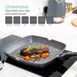 Coninx Grillpan 28CM - Steakpan - Afneembare Handgreep - PFAS-vrij - Grijs 11 Coninx Grillpan 28CM - Steakpan - Afneembare Handgreep - PFAS-vrij - Grijs -Babyproducten 1200x1200 430