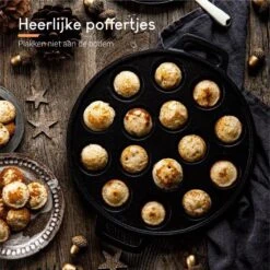 Ocina Poffertjespan – Combo Pack – 19 Poffertjes – Poffertjesmaker – Poffertjespan Inductie – Poffertjespan Electrisch – Gietijzeren Pan - Inclusief Doseerfles, Handvaten, 6x Poffertjesvorken En Invetkwast – Gratis Receptenboek 15 Ocina Poffertjespan – Combo Pack – 19 Poffertjes – Poffertjesmaker – Poffertjespan Inductie – Poffertjespan Electrisch – Gietijzeren Pan - Inclusief Doseerfles, Handvaten, 6x Poffertjesvorken En Invetkwast – Gratis Receptenboek -Babyproducten 1200x1200 447