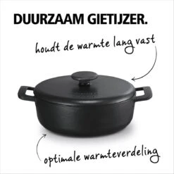 Brabantia The Dutch Braadpan - Matt Black - 28 Cm - Gietijzer -Babyproducten 1200x1200 454