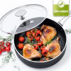 GreenPan Brussels Hapjespan Met Deksel - Ø24 Cm - Keramisch - Inductie -Babyproducten 1200x1200 571